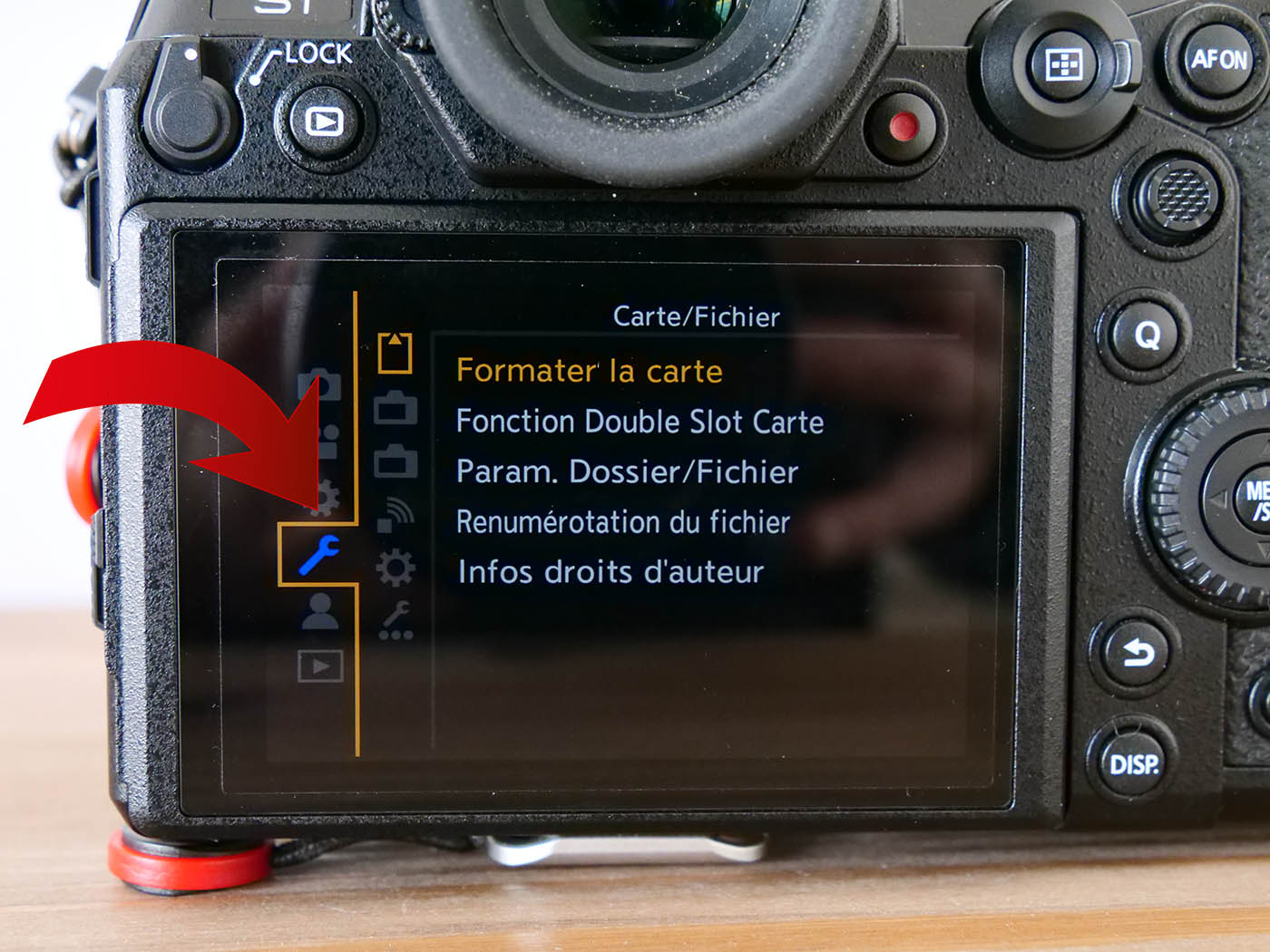 comment trouver mise à jour objectif Lumix