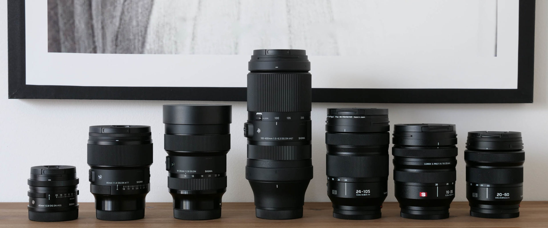 Liste objectifs plein format monture L Panasonic Lumix Sigma