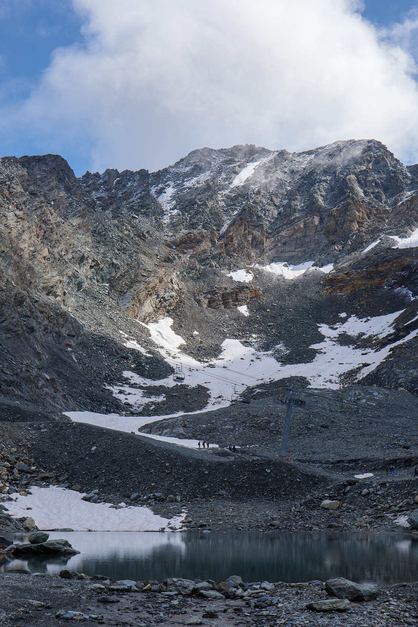Glacier Bellecote en été
