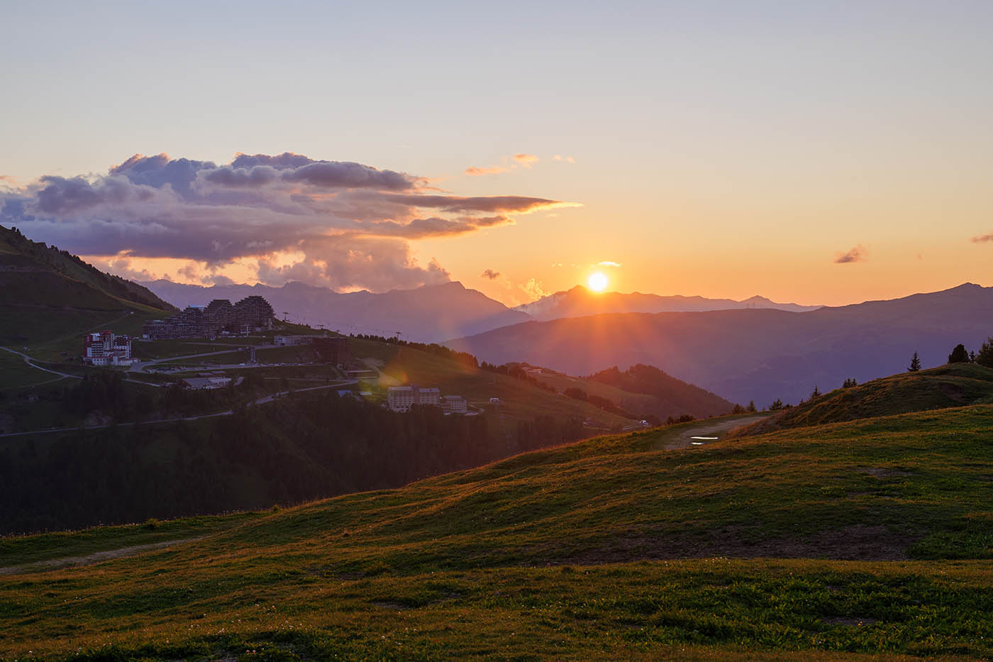 coucher de soleil Dou du Praz