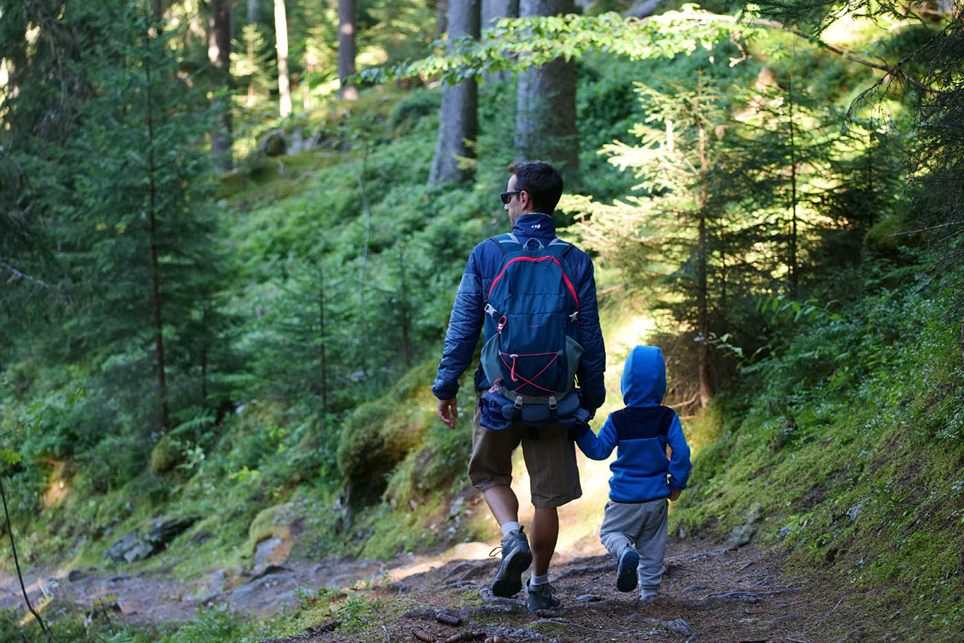 randonnée photo avec un enfant