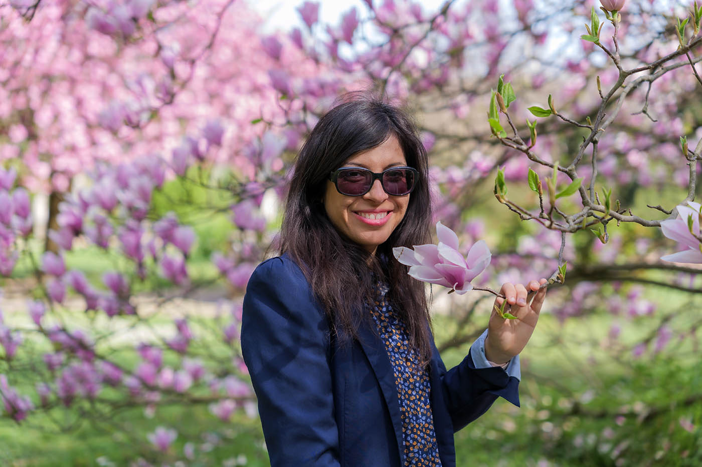 photographie de portrait au printemps