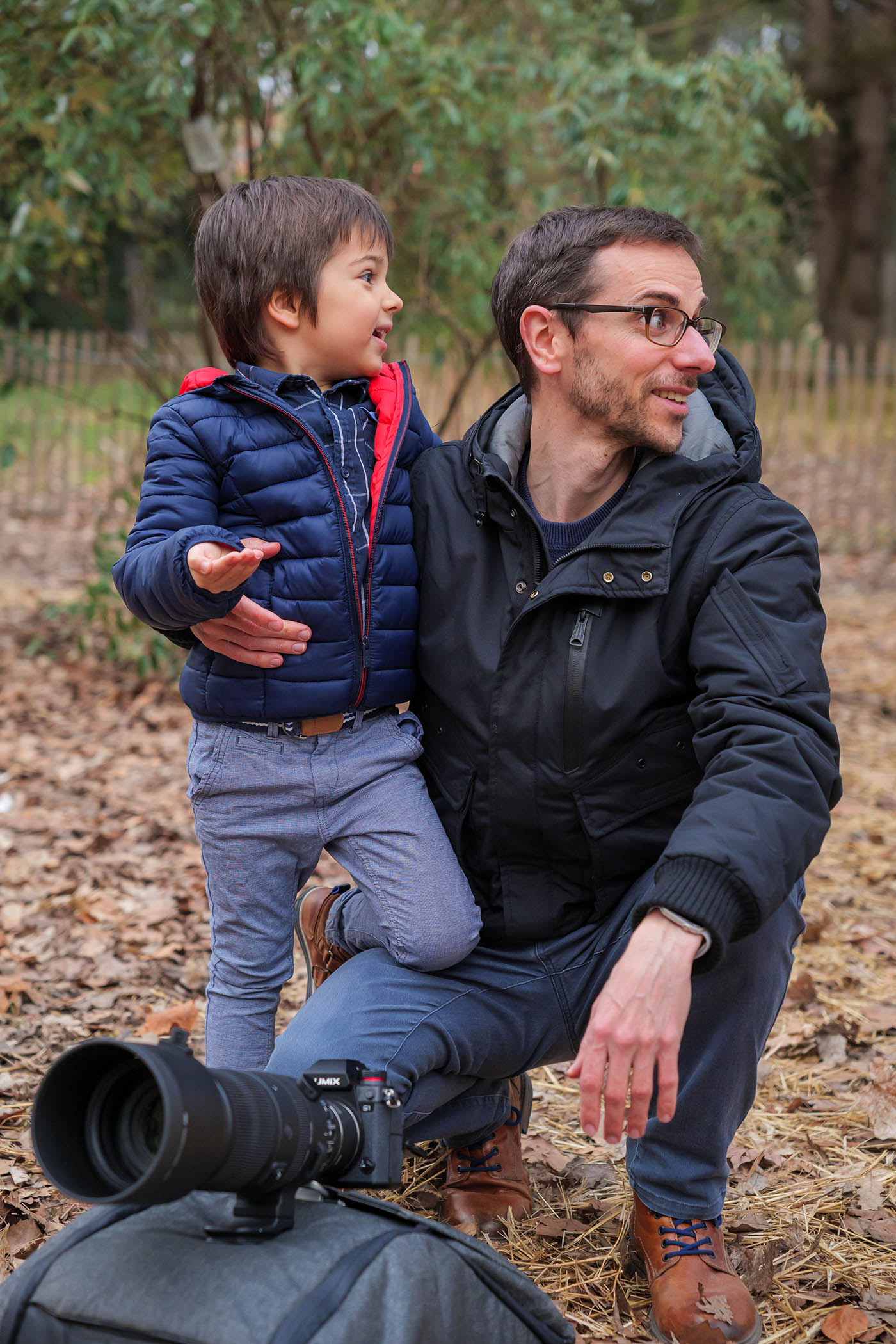 photographier en famille avec télé-objectif les oiseaux