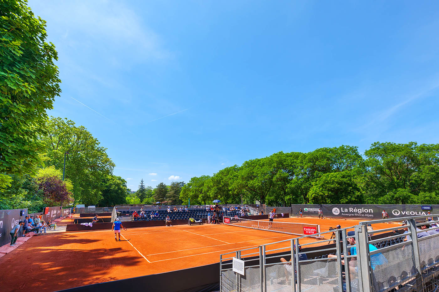 vue tournoi tennis ATP Lyon