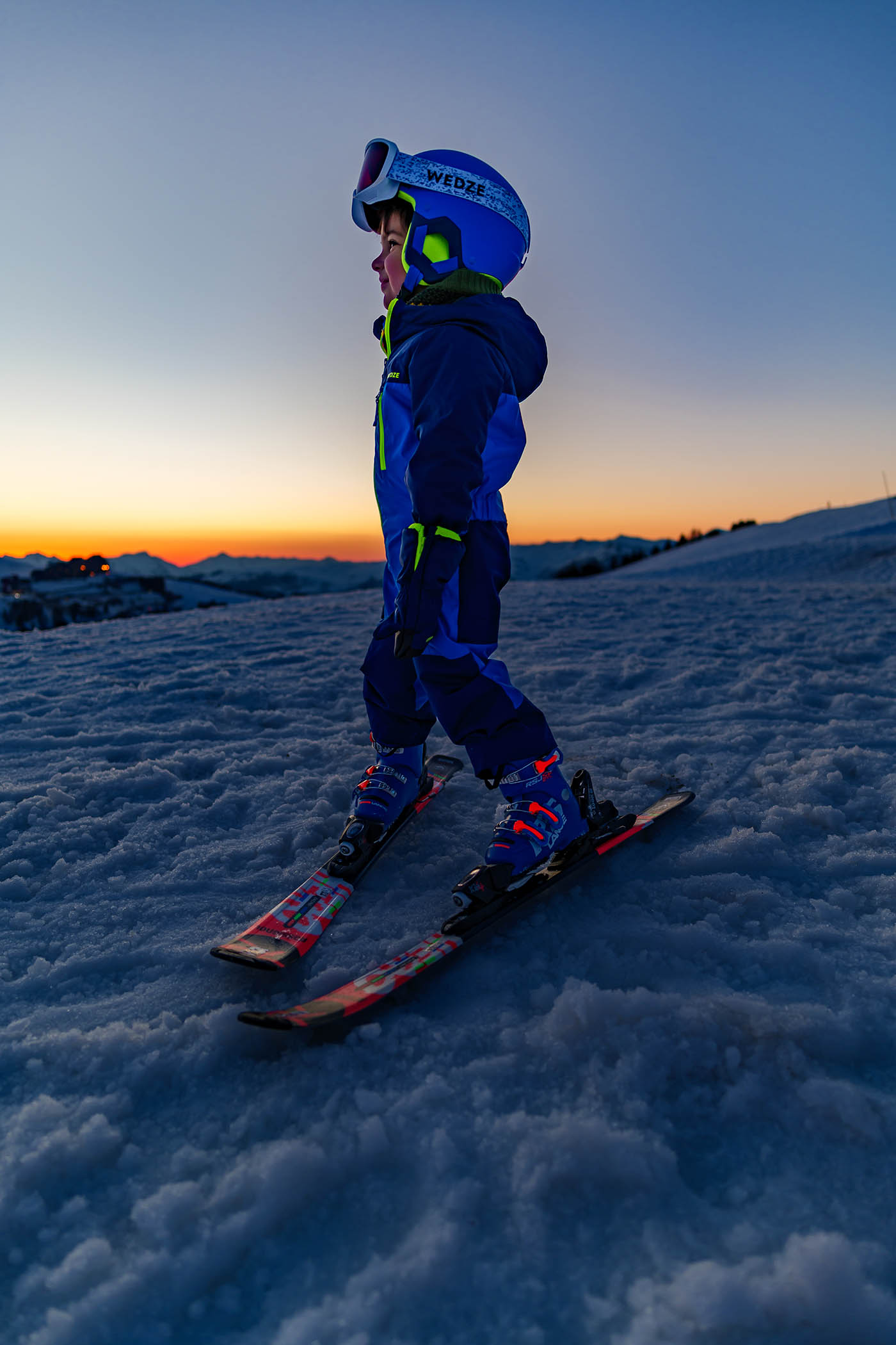 photo de portrait au ski alpin