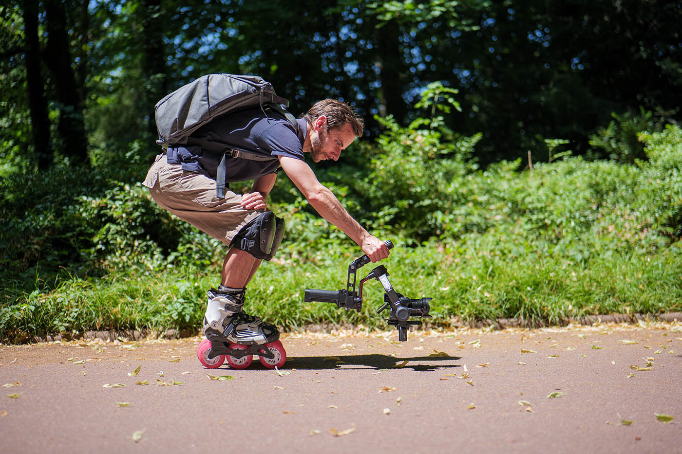 vidéo tout terrain en roller