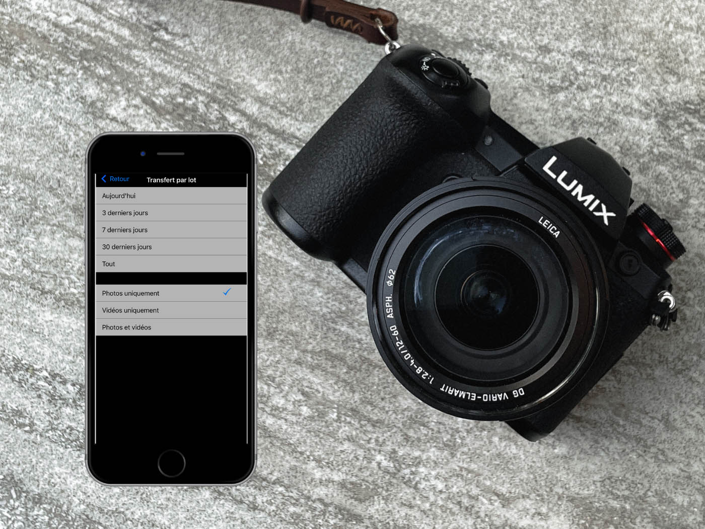 tuto application Panasonic Image App