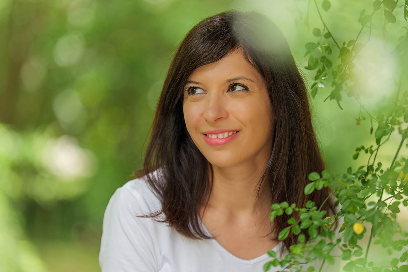 portrait et bokeh