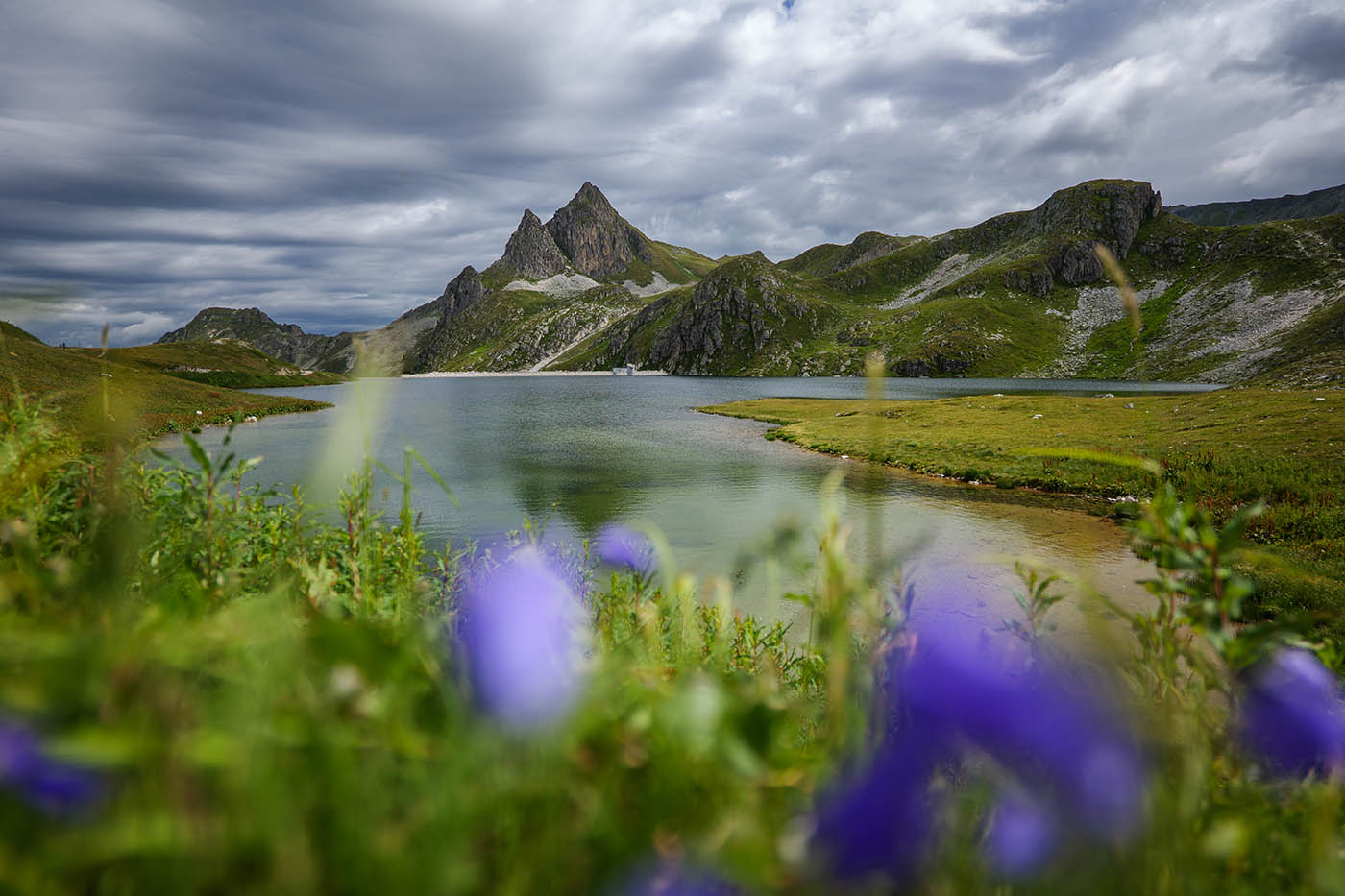 paysage lac des Alpes