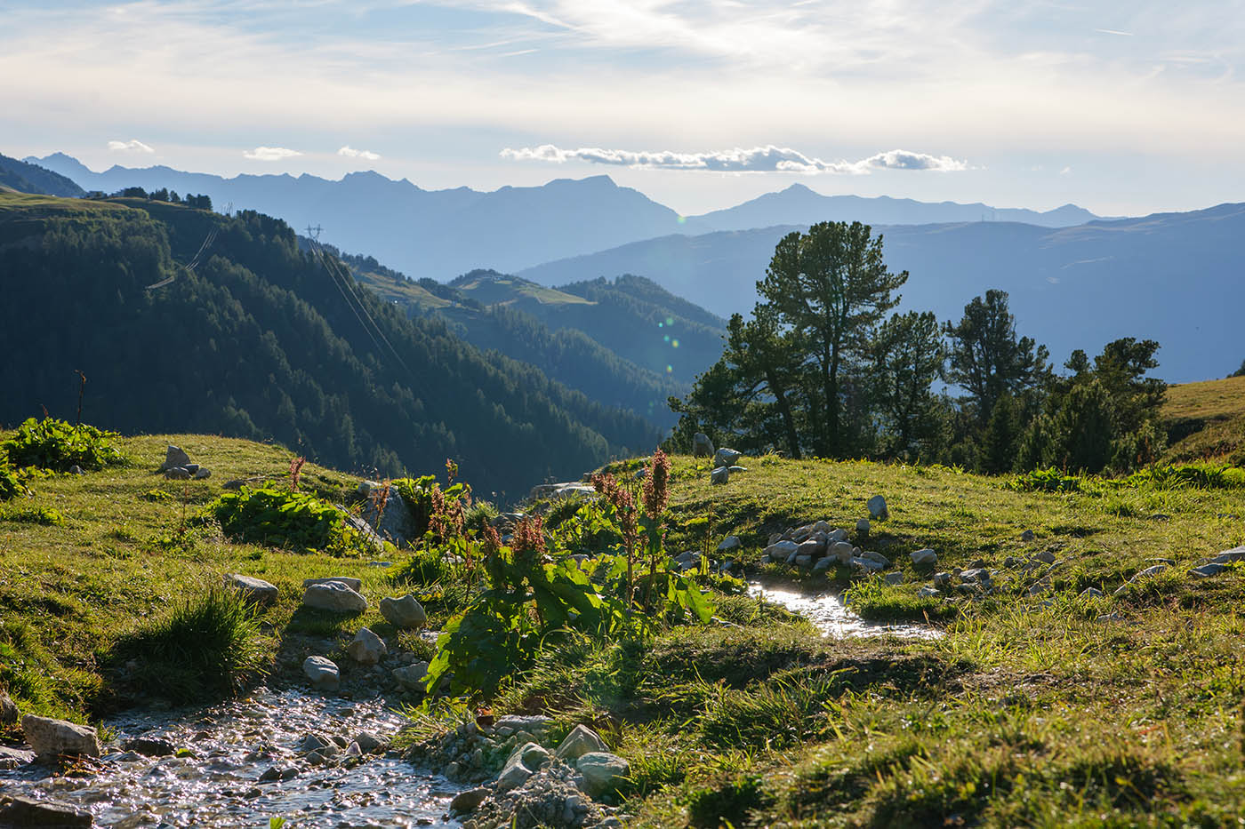 photographie de paysage au téléobjectif