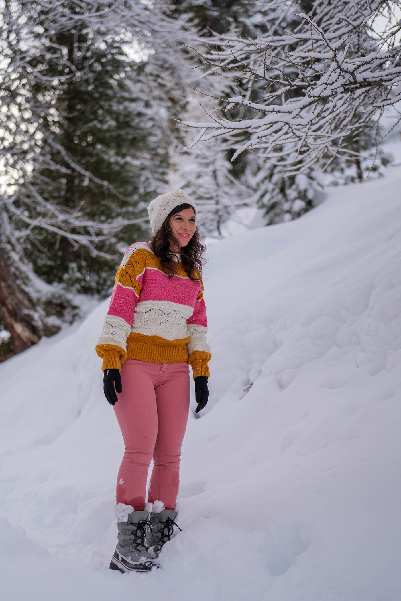 équipement pour photographier à la neige