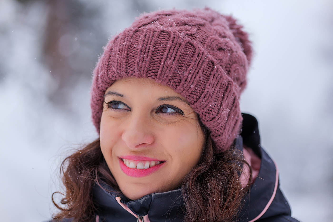 photographier quand la neige tombe