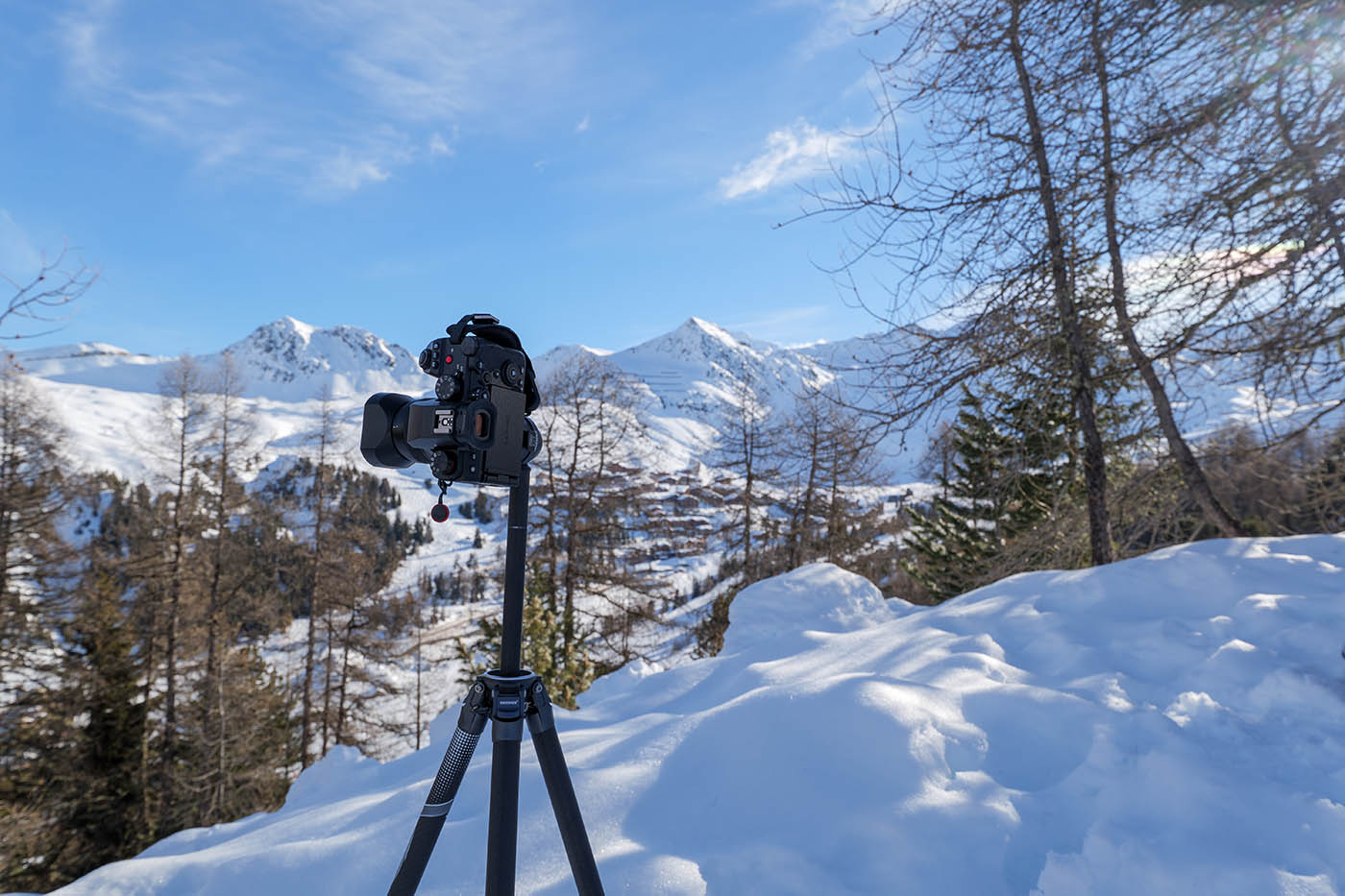 trépied carbone léger pour vidéo verticale