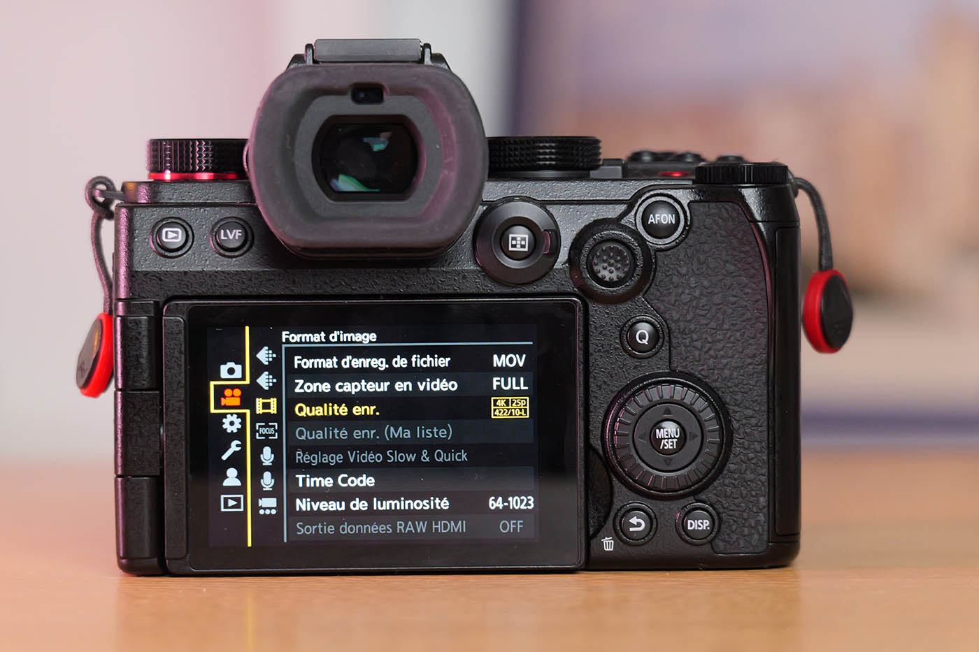 configuration vidéo Panasonic G9II