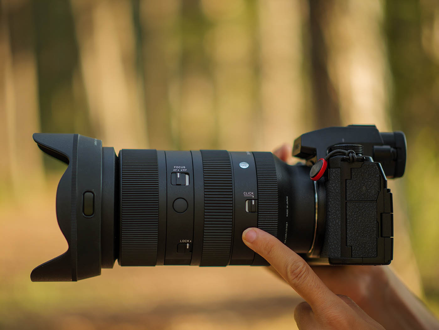 Sigma 28-105mm f2.8 DG DN Art ergonomie