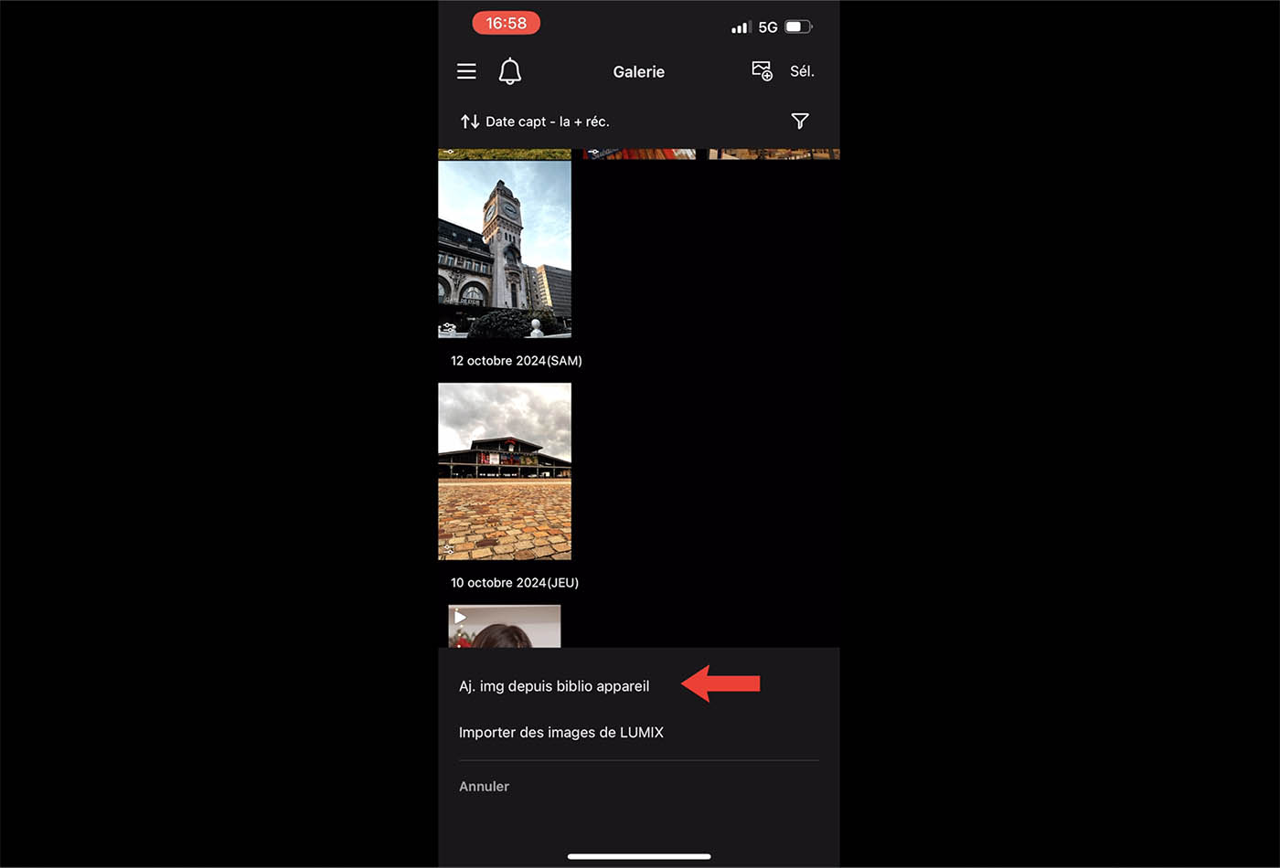 application retouche gratuite photos et vidéos Iphone