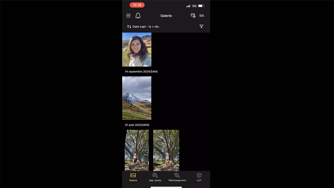 comment retoucher gratuitement ses photos avec Lumix Lab