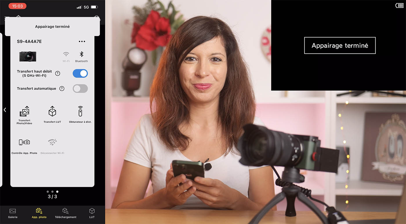 tutoriel Lumix Lab application