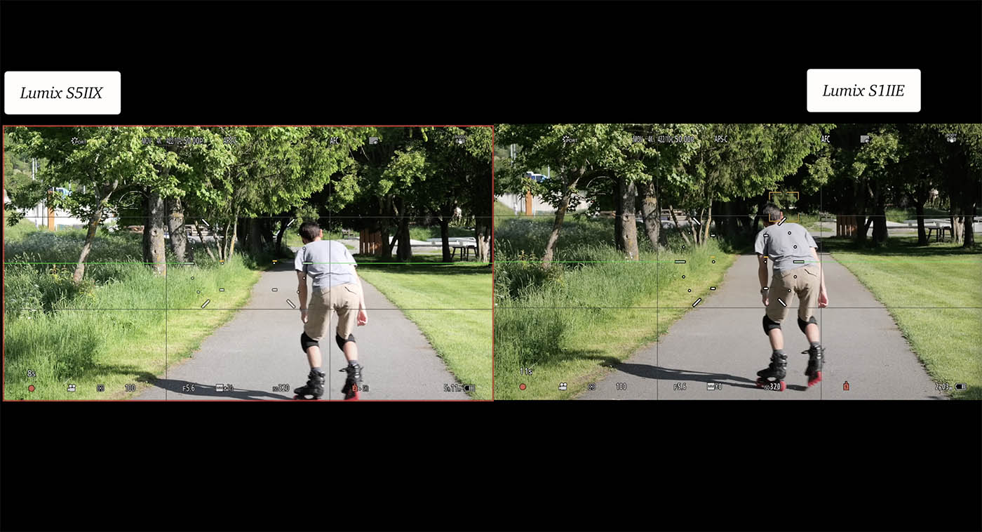 comparatif Lumix S1IIE vs S5IIX