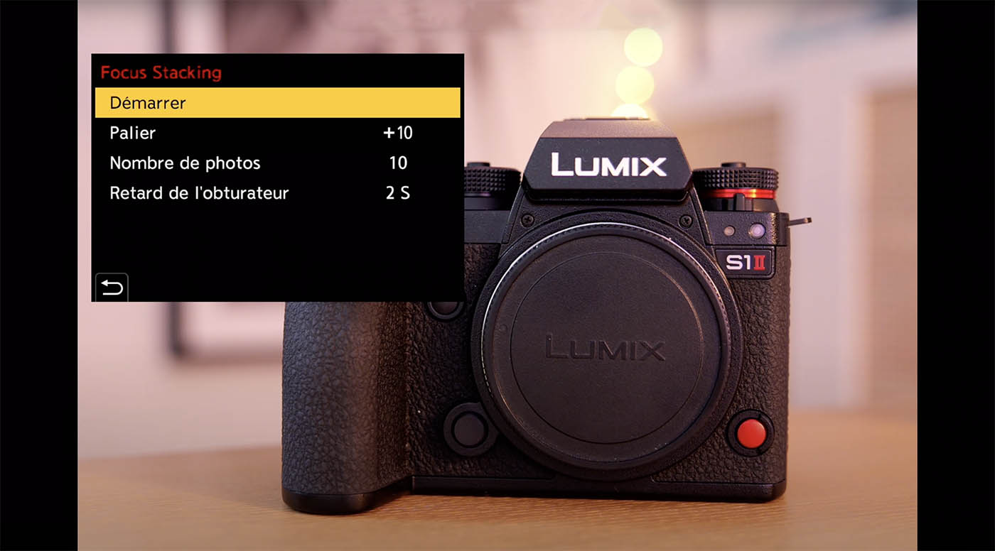 mise à jour Lumix Focus Stacking