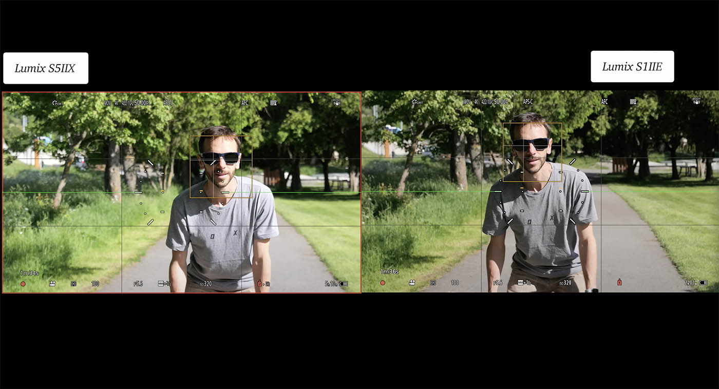 test autofocus Lumix S1IIE
