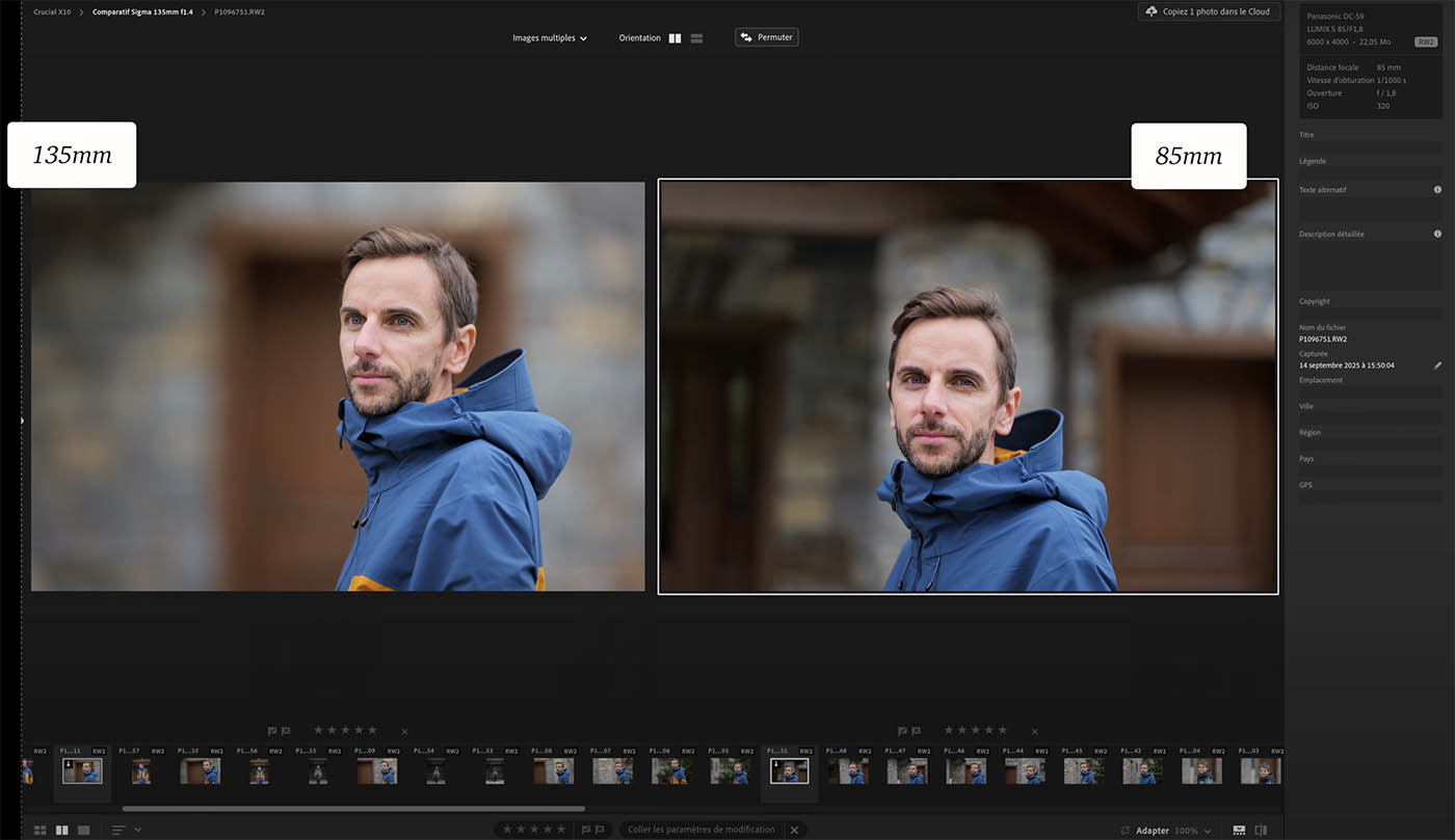 135mm vs 85mm quelle focale choisir ?