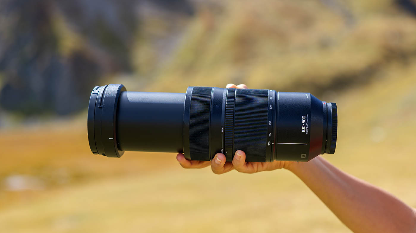 Lumix 100-500mm prise en main