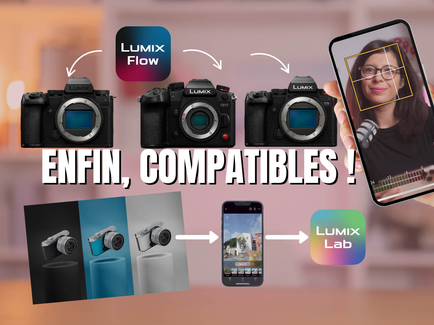 mise à jour applications Lumix