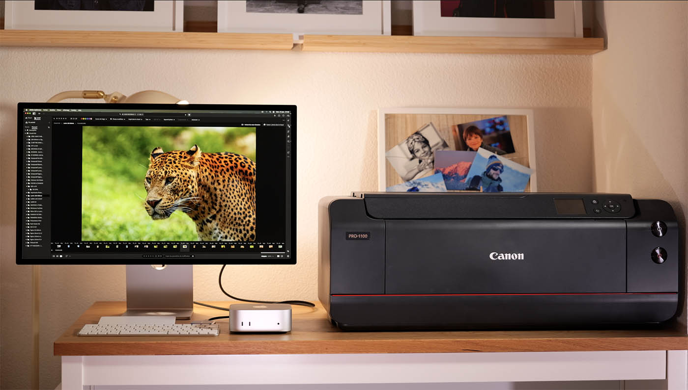 test Mac mini en traitement photo