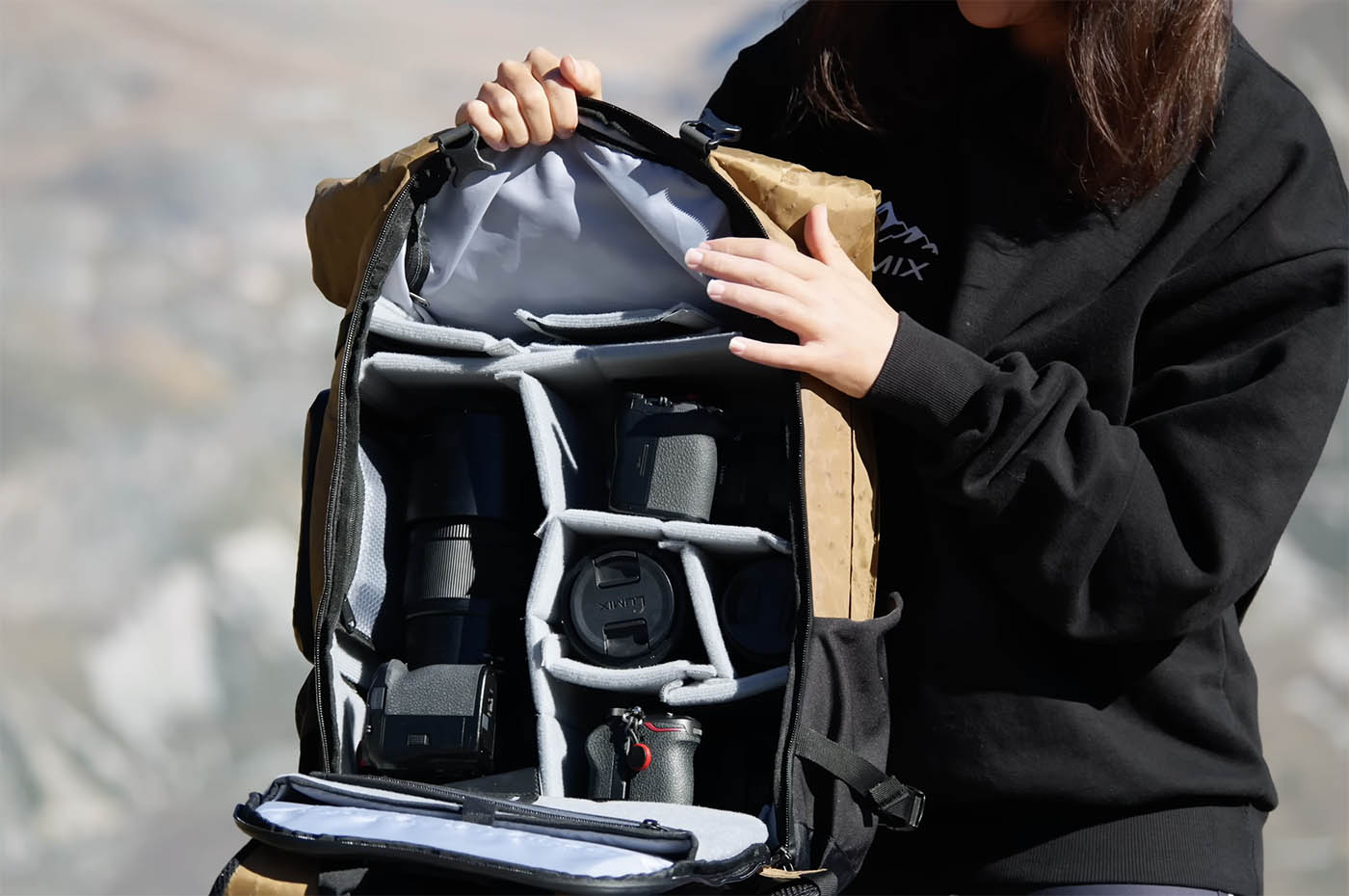 contenu sac photo 30L