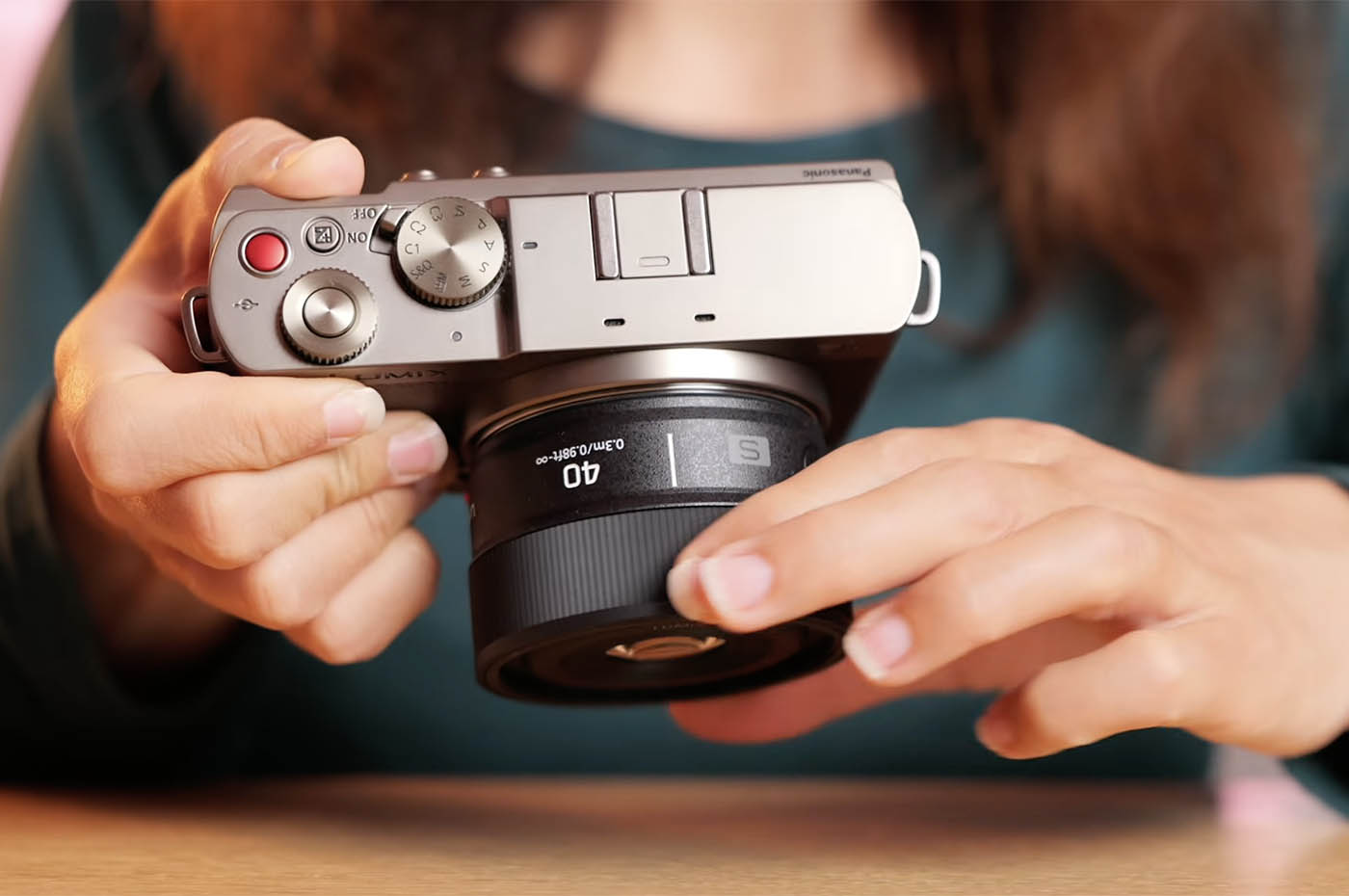 bague de mise au point manuelle du Lumix 40mm f2