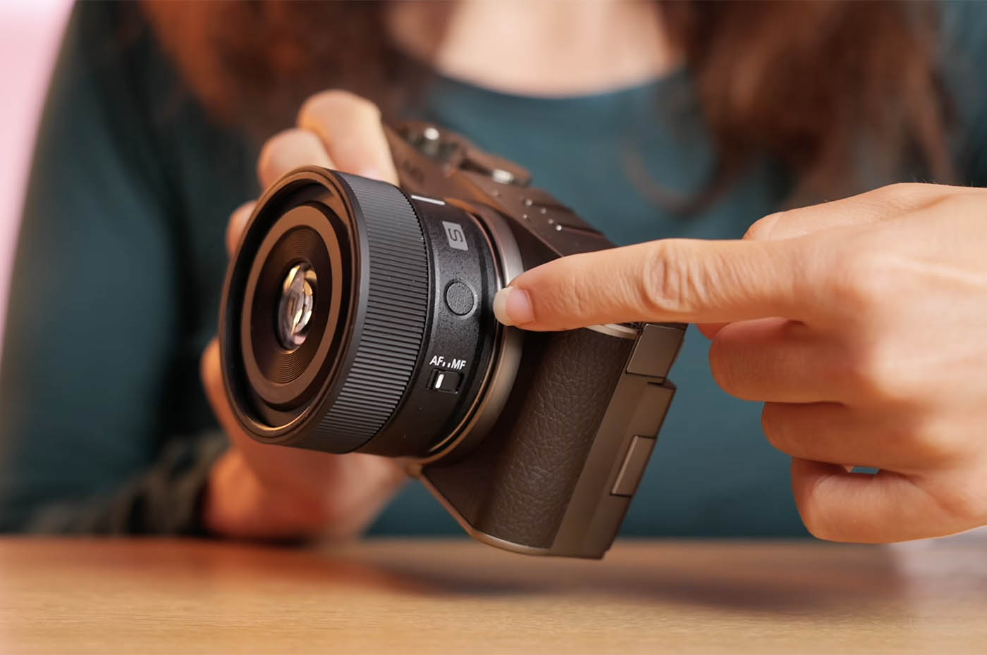 bouton personnalisable d'un objectif L-Mount