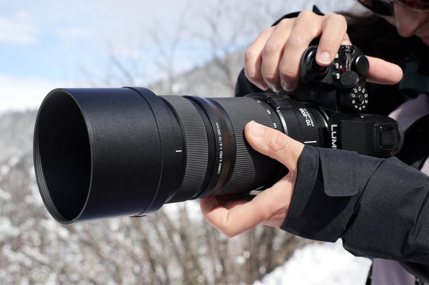 Lumix 70-200mm f4 ergonomie