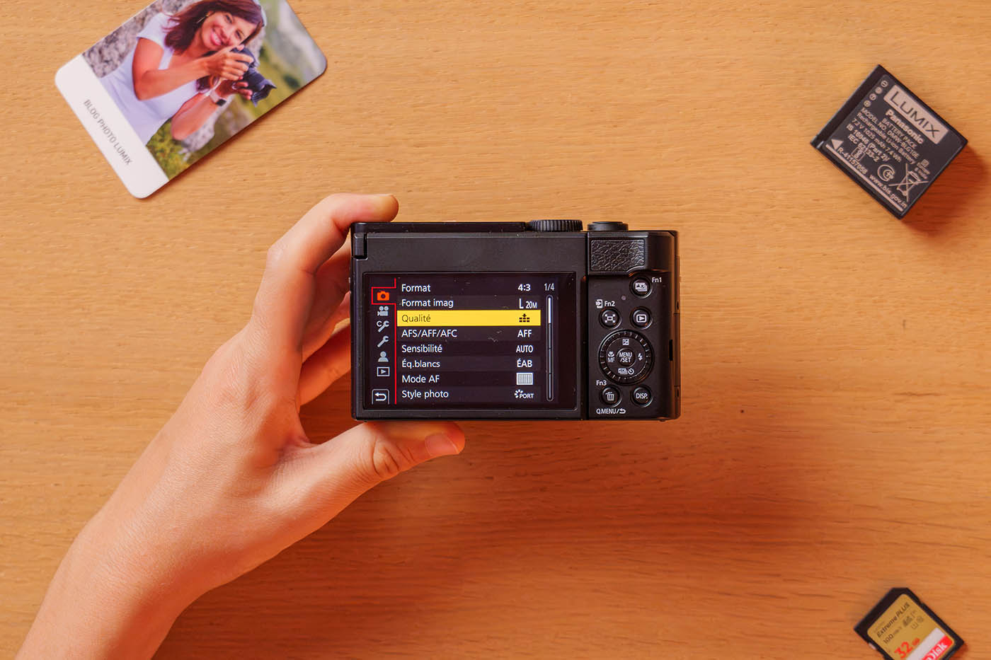 RAW ou JPEG pour débuter avec Lumix TZ99