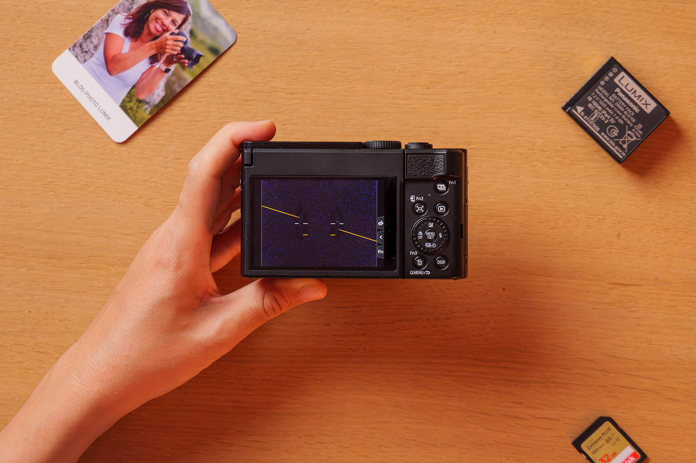 boutons et molettes du Lumix TZ99 tutoriel
